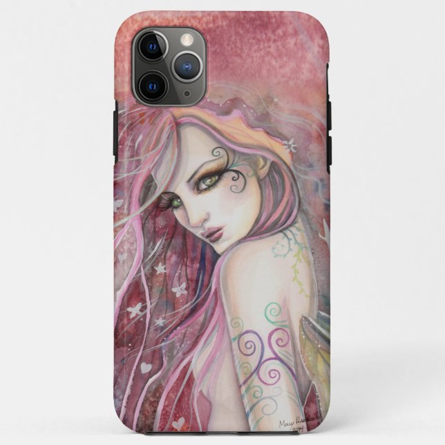 The Shy Flirt Fairy Fantasy Art by Molly Harrison Case-Mate iPhone Case (Back)