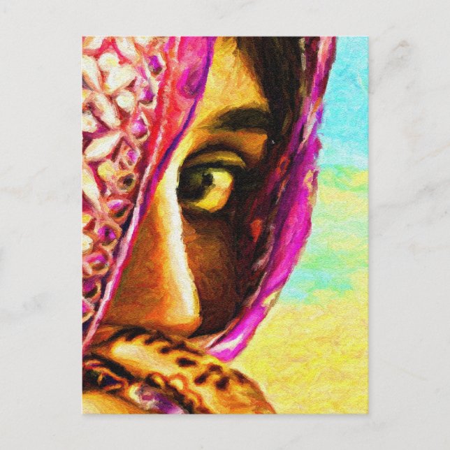 The Shy Girl Postcard (Front)