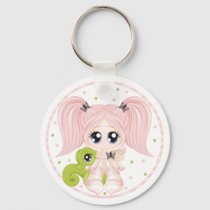 The Shy One Keychain
