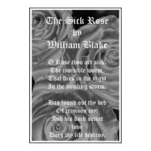 The Sick Rose, William Blake, Gothic Roses