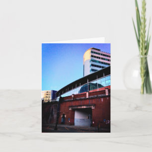 The side of the train station card