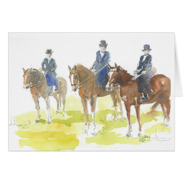 The side saddle class (Front Horizontal)