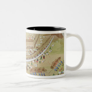 The Siege of Athens in 1827, from the Pictorial Hi Two-Tone Coffee Mug