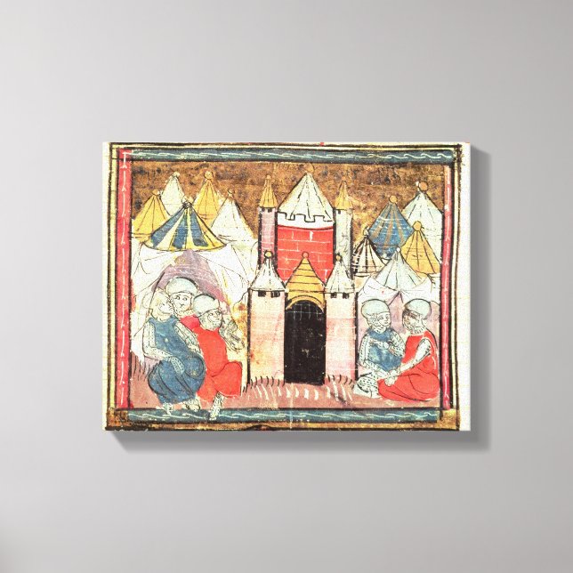 The Siege of Chateau-Gaillard Canvas Print (Front)