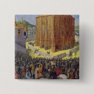 The Siege of Jerusalem by Nebuchadnezzar 2 Inch Square Button