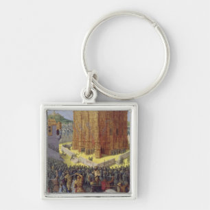 The Siege of Jerusalem by Nebuchadnezzar Keychain