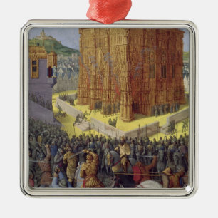 The Siege of Jerusalem by Nebuchadnezzar Metal Ornament