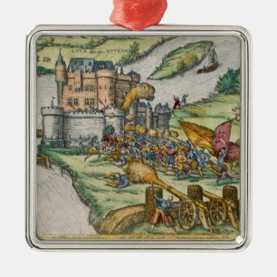 The Siege of Louvain and the Heroism of Harman Reu Metal Ornament