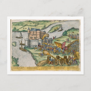 The Siege of Louvain and the Heroism of Harman Reu Postcard