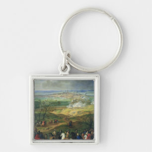 The Siege of Mons by Louis XIV  9th April 1691 Keychain