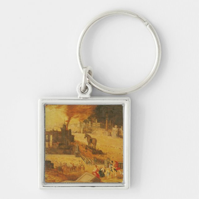The Siege of Troy Keychain (Front)