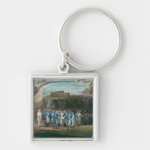 The Siege of Yorktown Keychain
