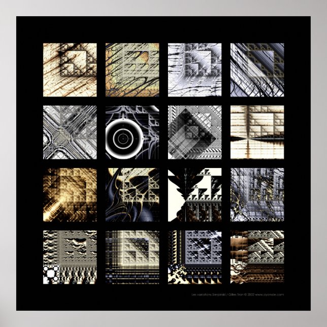 The Sierpinski variations Poster (Front)