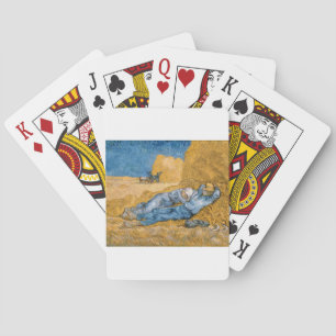 The Siesta 1890 by Vincent van Gogh Playing Cards
