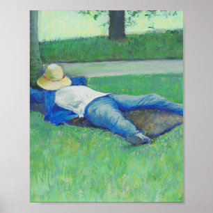 The Siesta (by Gustave Caillebotte) Poster