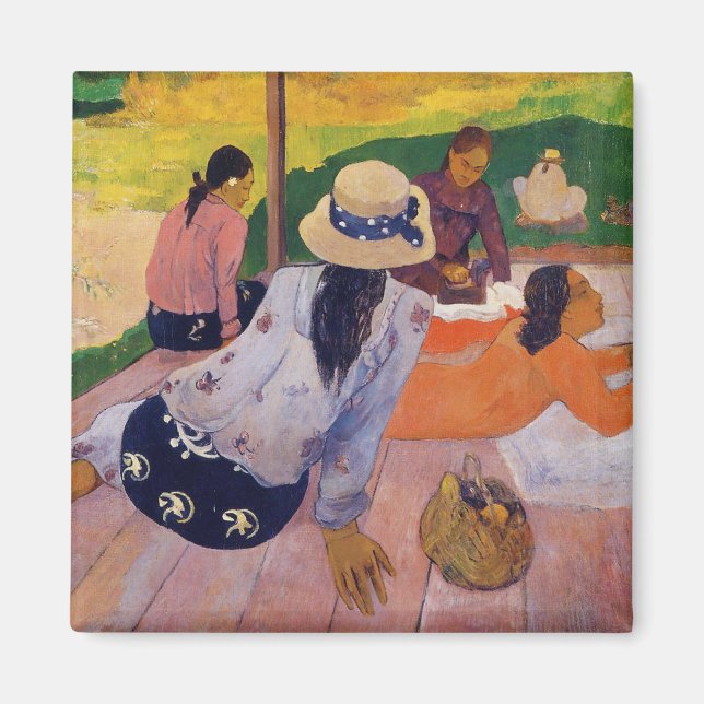 'The Siesta' - Paul Gauguin Magnet (Front)