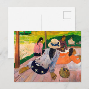 The Siesta   Paul Gauguin   Postcard