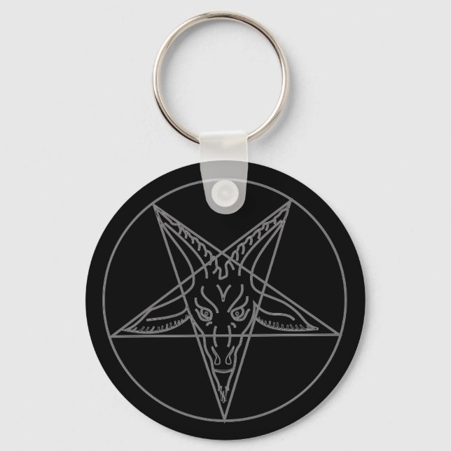 The Sigil of Baphomet Keychain (Front)