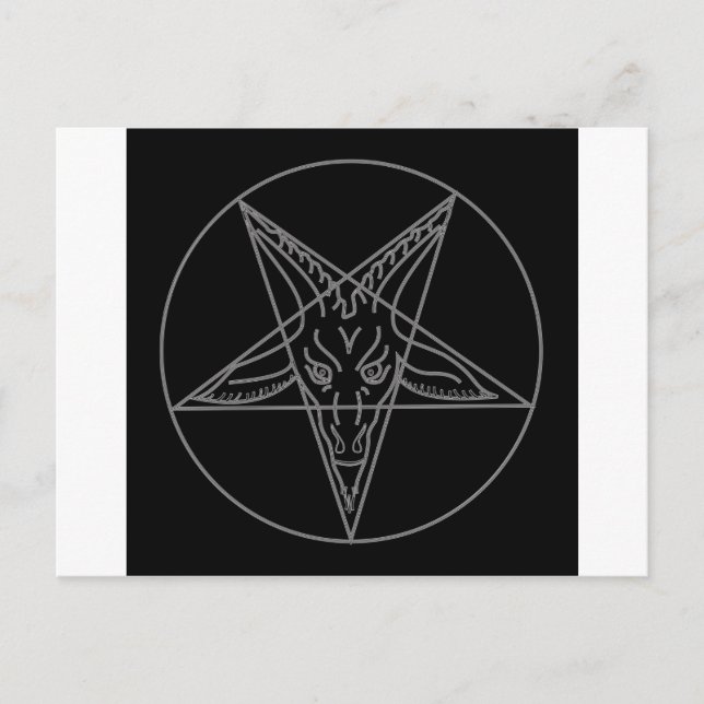 The Sigil of Baphomet Postcard (Front)