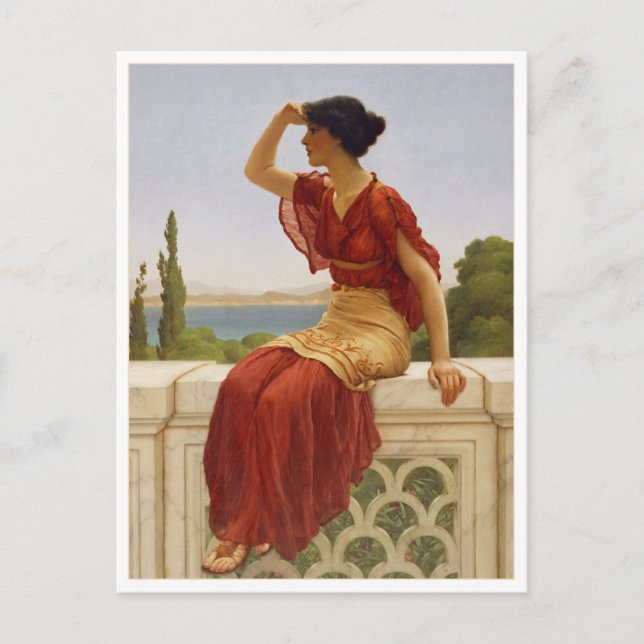 The Signal by Godward Postcard (Front)