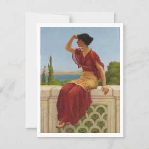 The Signal by John William Godward Postcard