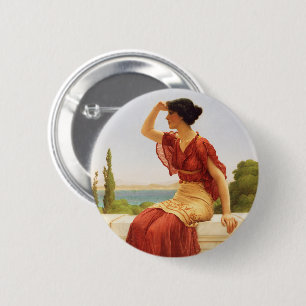 The Signal Godward Woman Portrait Vintage Art 2 Inch Round Button