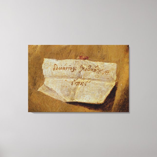 The signature of El Greco Canvas Print (Front)