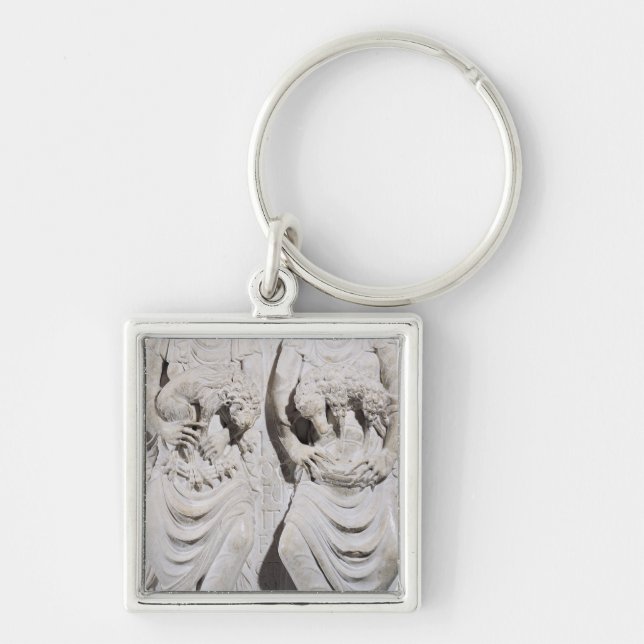 The signs of Leo and Aries Keychain (Front)