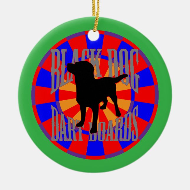 The Silencer Ceramic Ornament (Front)