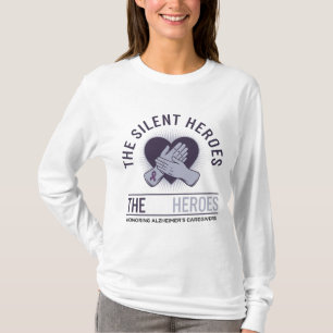 The Silent Heroes Alzheimer's Caregiver T-Shirt