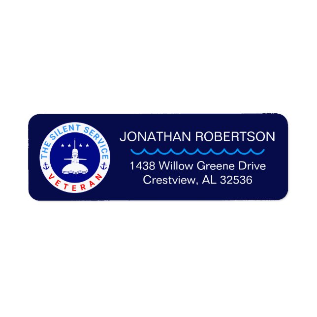 The Silent Service Veteran elegant customizable (Front)