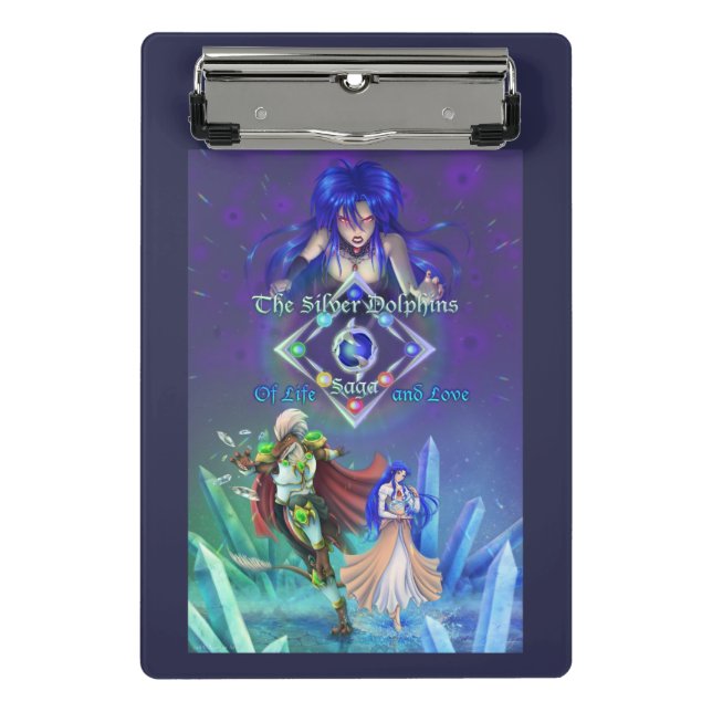 The Silver Dolphins Saga  Mini Clipboard (Front)
