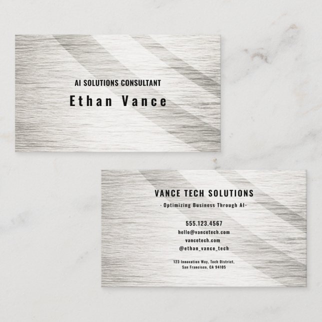 The Silver Lining Strategist  Business Card (Front/Back)