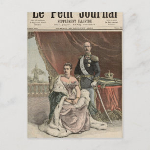 The Silver Wedding Anniversary of the King Postcard
