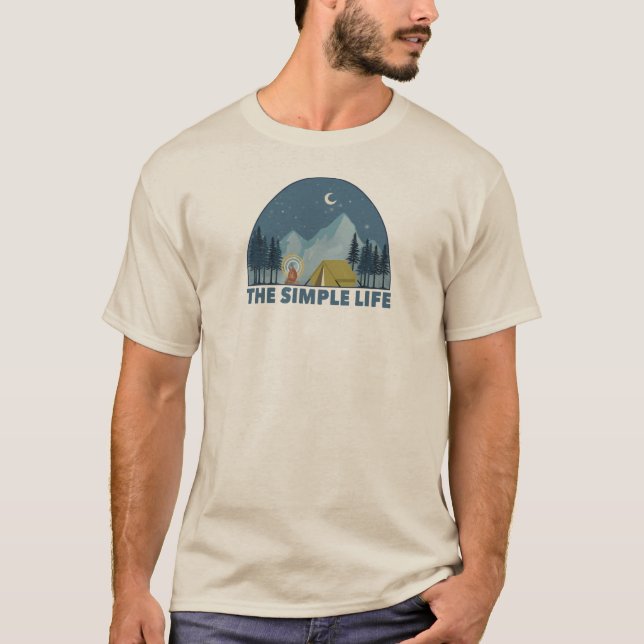 The Simple Life Camping T-Shirt (Front)
