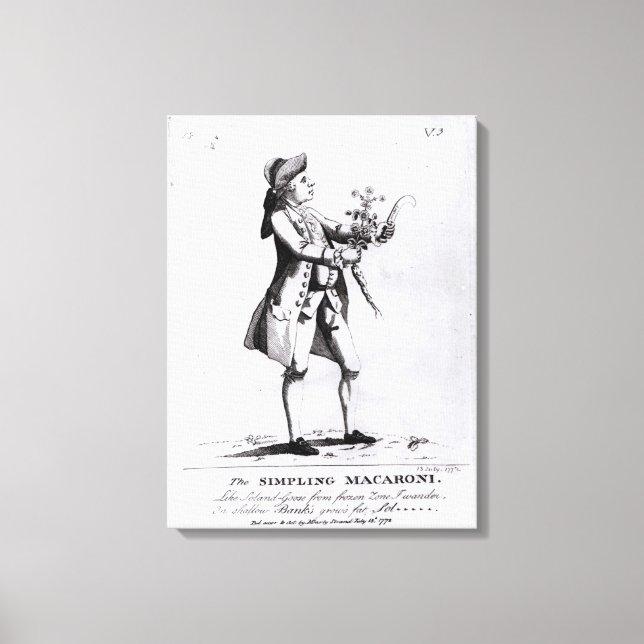 The Simpling Macaroni Canvas Print (Front)