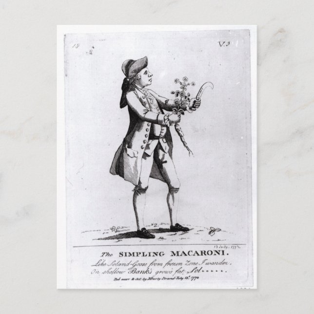 The Simpling Macaroni Postcard (Front)