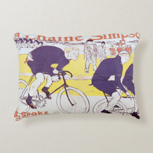 The Simpson Chain, 1896 Accent Pillow