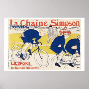  The Simpson Chain  1896 Henri de Toulouse-Lautrec Poster