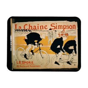 'The Simpson Chain', Paris (colour litho) Magnet