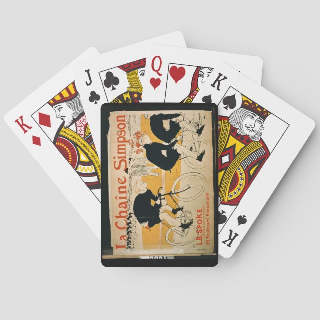 'The Simpson Chain', Paris (colour litho) Playing Cards (Back)