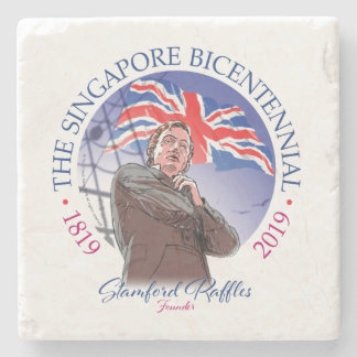 The Singapore Bicentennial Collection Stone Coaster