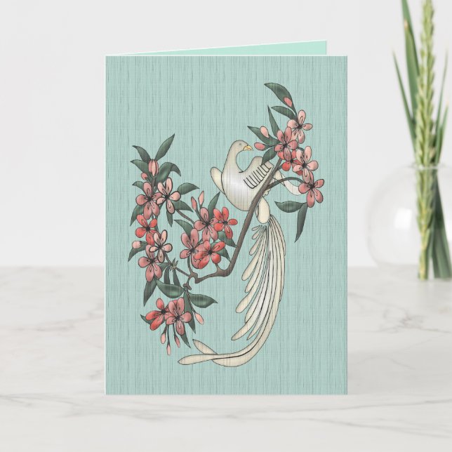 The Singing Bird Card (Front)