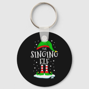 The Singing Elf Christmas Family Matching Xmas Sin Keychain