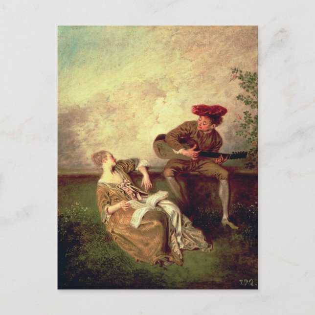 The Singing Lesson Postcard (Front)