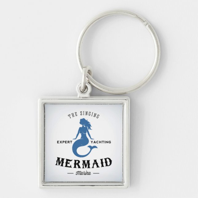 The Singing Mermaid Poster Keychain (Front)