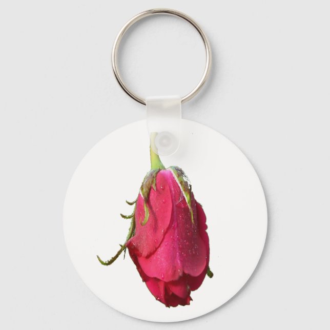 The single Rose Keychain (Front)