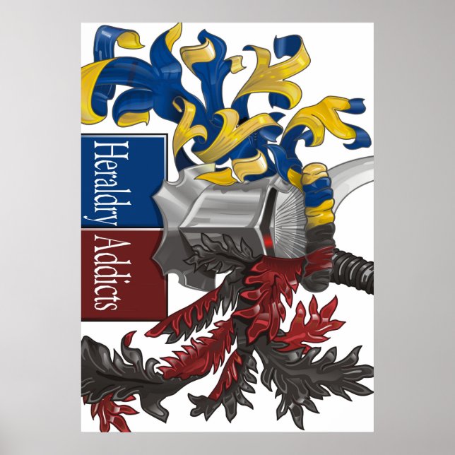The Sinister Side of Heraldry Poster (Front)