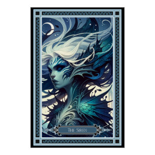 The Siren Tarot Card Poster