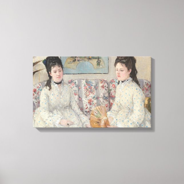 The Sisters (by Berthe Morisot) Canvas Print (Front)